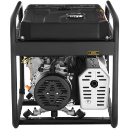 Генератор бензиновый  HYUNDAI [HHY 5020F]{ Запуск ручной, HYUNDAI IC340, 4-х такт, 11 л.с.,  340 см3, 230В/50Гц, 4,5 кВт/nom 4,0кВт, Вес 69,5 кг }